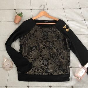 Low Key Glam Sequined Sweatshirt